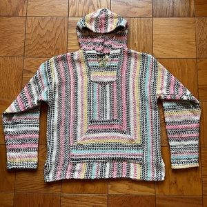 Knitted Baja Hoodie Size Medium